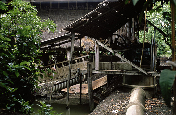 Pompe à « vertèbres de dragon » en Thaïlande - © IRD